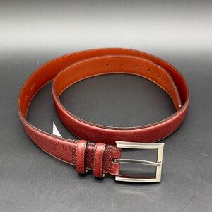 Jos A. Banks Men's Brown Leather Belt Size 42